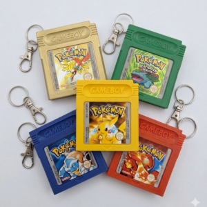 Pokémon GameBoy Cartridge Keyrings - (INDIVIDUAL)