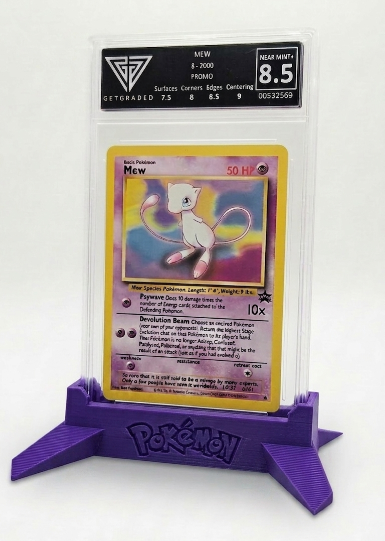 Pokémon Graded Card Slab Stand Holder – Fits PSA, CGC, BGS, GetGraded
