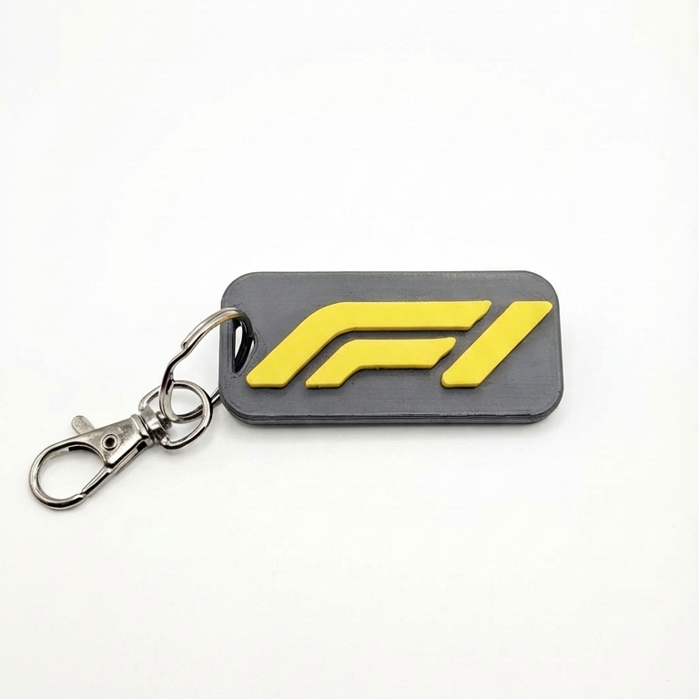 F1 Formula 1 Logo Keychain – Multiple Color Keyring