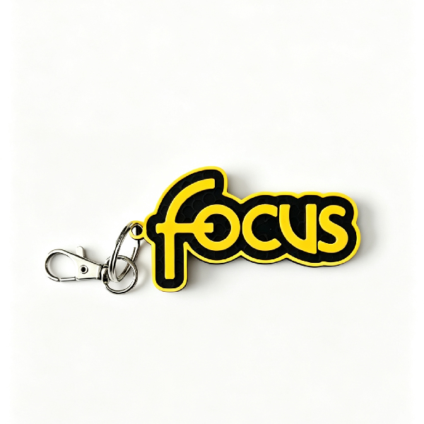 Ford Focus Logo Keyring | Honeycombe Style Keychain