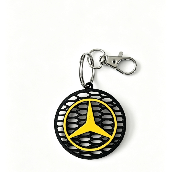 Mercedes-Benz Logo Keychain | Grill Style Keyring