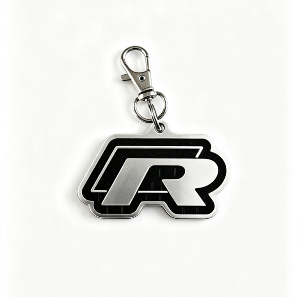 Volkswagen R Logo Keychain | Choose Your Color Keyring